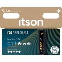 itson itsPREMIUM elementi Alkaline LR6IPR/8HH cena un informācija | Baterijas | 220.lv