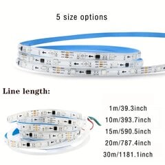 '5V LED Sloksnes Komplekts RGB TV Dekors' cena un informācija | Lukturi un prožektori | 220.lv