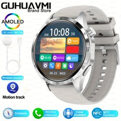 'GUHUAVMI 2024 GPS Pulkstenis Vīriešiem GT4 Pro+1.53 collu AMOLED 360360 HD Bezvadu Zvans NFC Pulkstenis Sievietēm' cena un informācija | Viedpulksteņi (smartwatch) | 220.lv