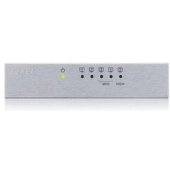 Zyxel GS-105B v3 Nevaldomas L2+ Gigabit Ethernet (10/100/1000) Sudrabs cena un informācija | Rūteri (maršrutētāji) | 220.lv