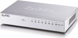 8-портовый настольный коммутатор Gigabit Ethernet ZyXEL GS-108B v3 цена и информация | Маршрутизаторы (роутеры) | 220.lv