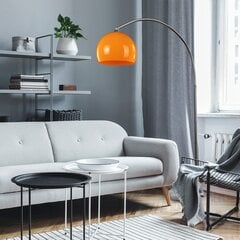 Loka lampa - regulējams augstums, 130-180cm, 1xE27, max 60W, oranža, nerūsējošā tērauda - stāvlampa, ''HB''. cena un informācija | Stāvlampas | 220.lv