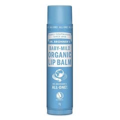 DR. BRONNER'S Органический бальзам для губ Baby-Mild 4 г цена и информация | Помады, бальзамы, блеск для губ | 220.lv