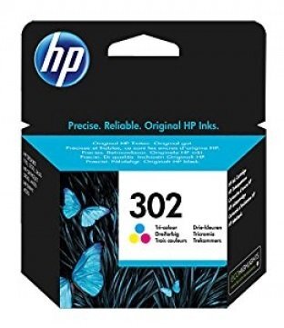 Tintes kasetne HP 302, triju krāsu cena un informācija | Tintes kārtridži | 220.lv