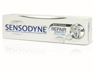 Зубная паста Sensodyne Repair & Protect Whitening, 75 мл цена и информация | Зубные щетки, пасты | 220.lv