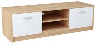 Skapis RTV galds 120cm WHITE-SONOMA cena un informācija | TV galdiņi | 220.lv