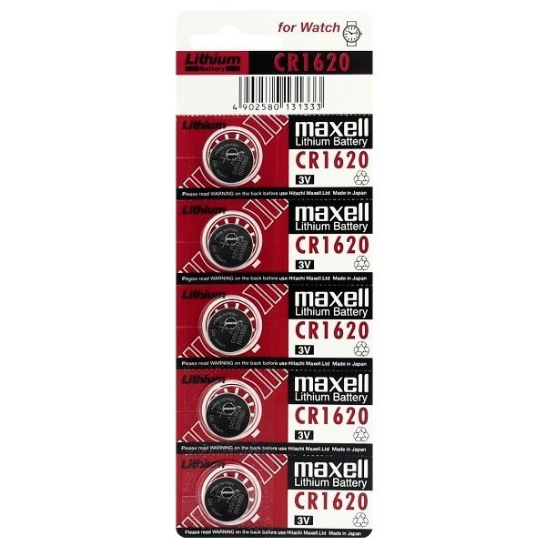 Maxell CR1620 baterijas, 5 agb. cena un informācija | Baterijas | 220.lv