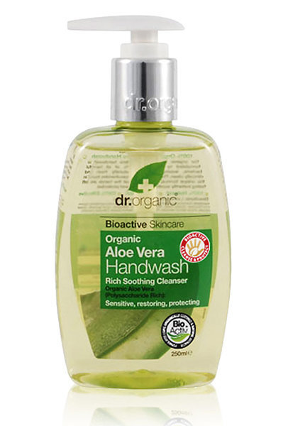 Dr. Organic Aloe Vera šķidrās roku ziepes 250 ml cena un informācija | Ziepes | 220.lv