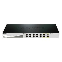 D-Link Switch DXS-1210-12SC Web Management, Desktop, SFP+ ports quantity 10, Combo ports quantity 2, Power supply type Single цена и информация | Коммутаторы (Switch) | 220.lv