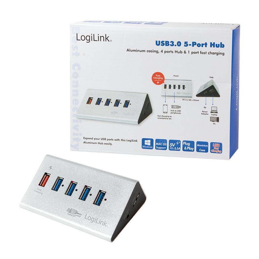 Logilink UA0227 цена и информация | Adapteri un USB centrmezgli | 220.lv