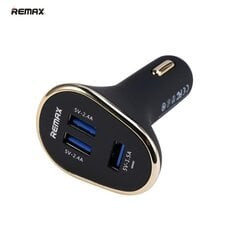 Remax CC-302 Универсальная 2.4A / 1.5A Авто 12V/24V Зарядка с 3 USB Гнездами (Планшетному ПК / Телефону) Черный цена и информация | Зарядные устройства для телефонов | 220.lv