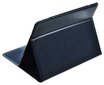 Blun UNT Universāls Eko ādas sāniski atverams maks ar stendu Tablet PC līdz 8" displēju Tumši Zils cena un informācija | Somas, maciņi | 220.lv