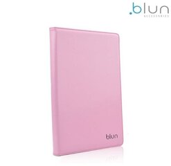 Blun UNT Универсальный Эко кожанный чехол-книжка со стендом Tablet PC до 7" дисплеем Темно Синий цена и информация | Blun Планшетные компьютеры, электронные книги | 220.lv