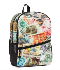 Mojo "Paper Money" Mugursoma (43x30x16cm) Multi Krāsu cena un informācija | Skolas somas | 220.lv