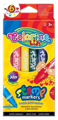 Фломастеры COLORINO KIDS, 6 цветов цена и информация | Принадлежности для рисования, лепки | 220.lv