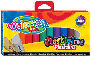 Пластилин COLORINO, 12 цветов цена и информация | Принадлежности для рисования, лепки | 220.lv