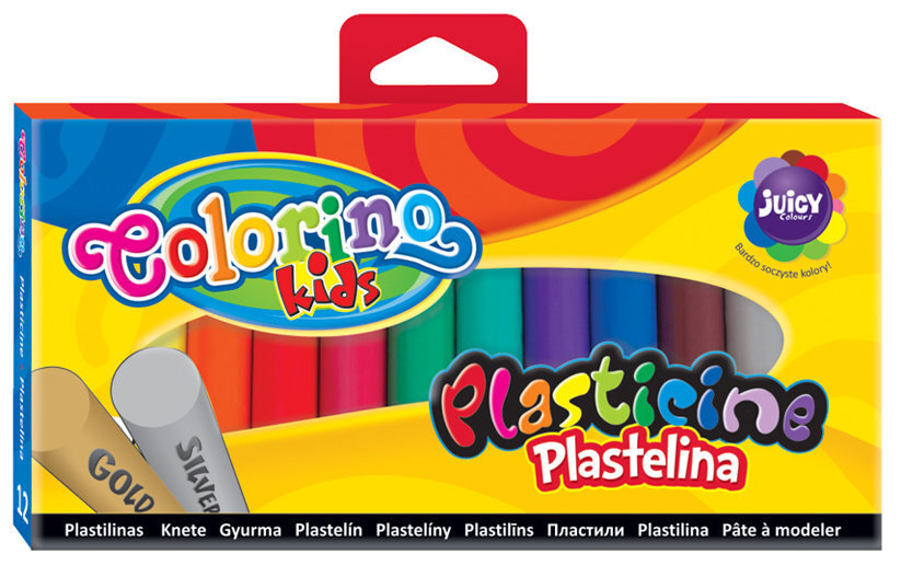 Plastilīns COLORINO, 12 krāsas cena un informācija | Modelēšanas un zīmēšanas piederumi | 220.lv