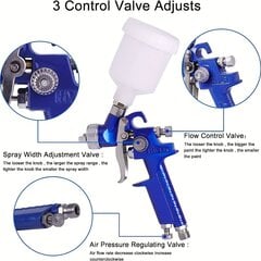 'Uzlabojiet Savus Krāsošanas Projektus ar HVLP Mini Smidzinātāju - Ideāli Automašīnām, Mājam un Mēbelēm!' cena un informācija | Piederumi krāsošanai | 220.lv