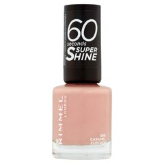 Rimmel London 60 Seconds Super Shine nagu laka 8 ml, 500 Caramel Cupcake cena un informācija | Nagu lakas, stiprinātāji | 220.lv