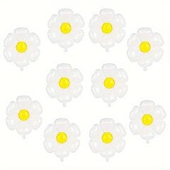 '5/10 gab., Mārpuķīšu Baloni, Mārpuķīšu Formas Folijas Baloni Dekoriem.' cena un informācija | Šūšanas piederumi | 220.lv