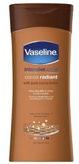 Vaseline Intensive Care kakao ķermeņa pieniņš ar kastani 400 ml цена и информация | Кремы, лосьоны для тела | 220.lv