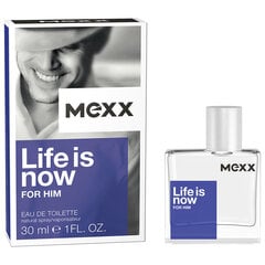 <p>Туалетная вода Mexx Life Is Now For Him EDT для мужчин, 30 мл</p>
 цена и информация | Мужские духи | 220.lv