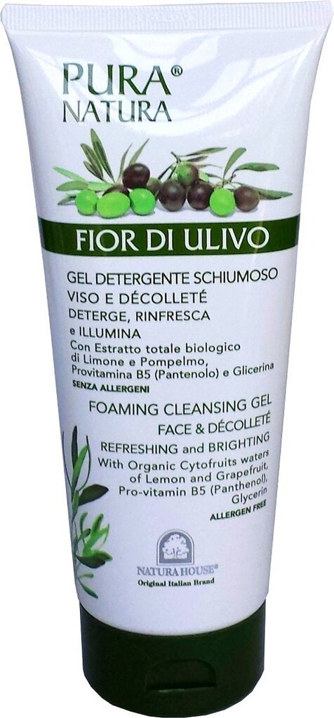 Sejas un dekoltē tīrīšanas līdzeklis Natura House 200 ml cena un informācija | Sejas ādas kopšana | 220.lv