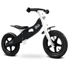 Деревянный балансировочный велосипед Toyz Velo, черный цена и информация | Балансировочные велосипеды | 220.lv