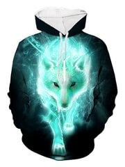 (WD62-XXS）Maģiskā krāsa Galaxy Wolf Hoodie Hoodies Vīriešu цена и информация | Мужские толстовки | 220.lv