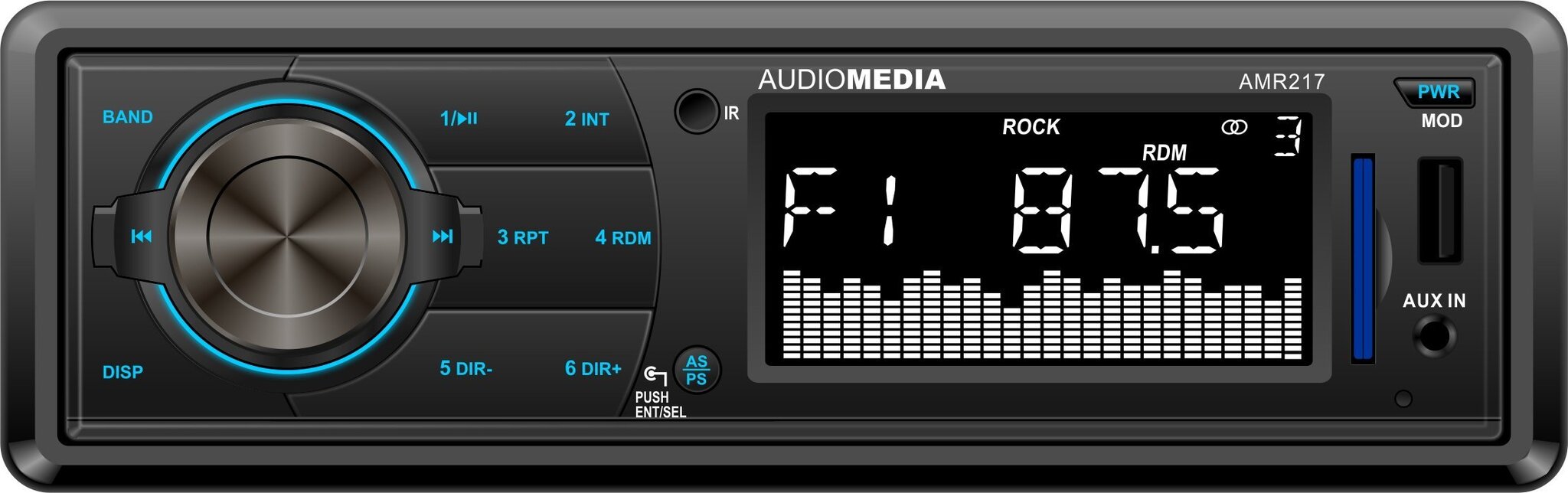 Automagnetola AMR217 cena un informācija | Auto magnetolas, multimedija | 220.lv