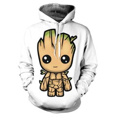 (W-1479-XXS）Guardians of the Galaxy Groot vīriešu kapuces, džemperi, 3D drukāts цена и информация | Мужские толстовки | 220.lv