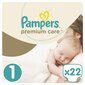 Autiņbiksītes Pampers Premium SP, 1 izmērs, 22 gab. cena un informācija | Autiņbiksītes | 220.lv