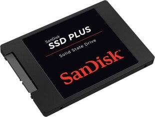 SanDisk PLUS 240GB SATA3 (SDSSDA-240G-G26) cena un informācija | Iekšējie cietie diski (HDD, SSD, Hybrid) | 220.lv
