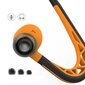 Remax RM-S15 Aktīvā Sporta Apkakles Vada Stereo Austiņas ar Mikrofonu/Pulti Melnas/Oranžas цена и информация | Austiņas | 220.lv