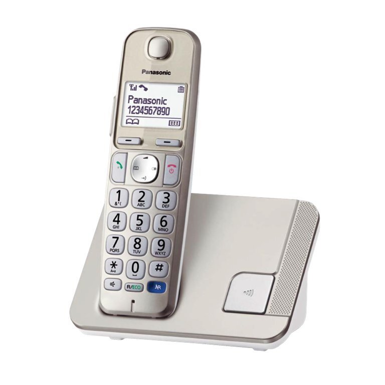 Panasonic KX-TGE210FXN, sudraba cena un informācija | Stacionārie telefoni | 220.lv