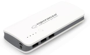 Ārējās uzlādes akumulators Powerbank Esperanza 8000 mAh Pelēks cena un informācija | Esperanza Mobilie telefoni un aksesuāri | 220.lv