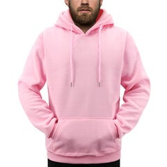 (Pink-S）Pure Color vīriešu sporta apģērbu zīmola Print vīriešu kapuci цена и информация | Мужские толстовки | 220.lv