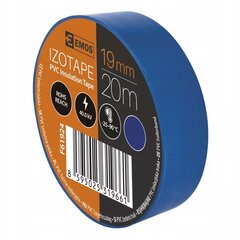 Izolācijas lente PVC IZOTAPE E 19/20 zila цена и информация | Механические инструменты | 220.lv