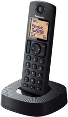 Panasonic KX-TGC310FXB, melns cena un informācija | Stacionārie telefoni | 220.lv