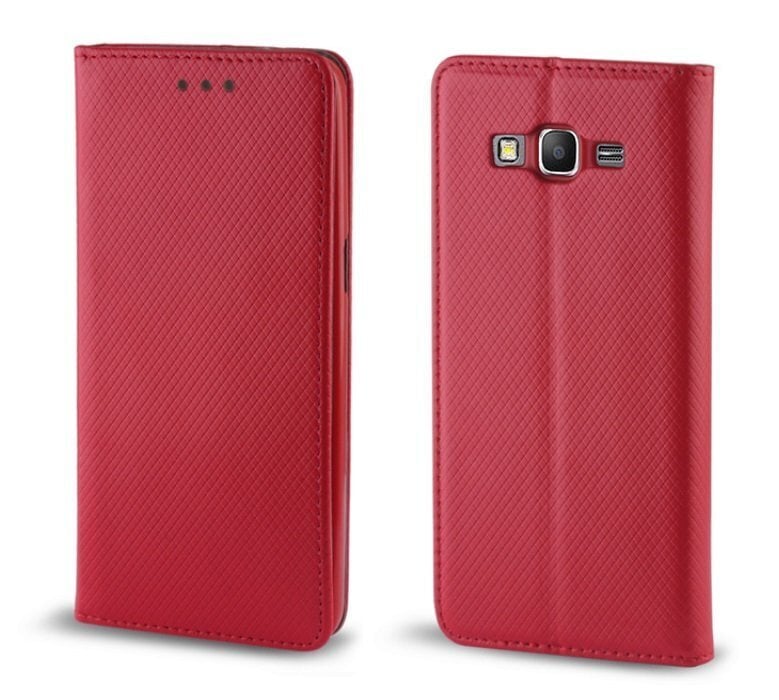 Smart Magnet case for Samsung Galaxy J5 2016 (J510) red cena un informācija | Telefonu vāciņi, maciņi | 220.lv