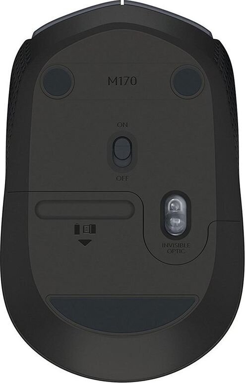 Logitech - M170, pelēks/melns cena un informācija | Peles | 220.lv