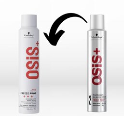 Matu laka Schwarzkopf Professional Osis+ Freeze Pump 200 ml cena un informācija | Matu veidošanas līdzekļi | 220.lv