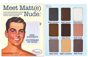 Acu ēnu komplekts TheBalm Meet Matt(e) Nude 25,5g цена и информация | Тушь, средства для роста ресниц, тени для век, карандаши для глаз | 220.lv