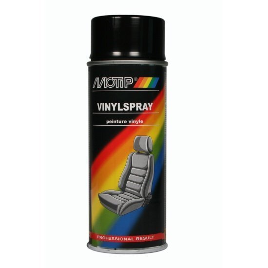 Melna ādas - vinila krāsas Motip Vinylspray, 400ml cena un informācija | Auto ķīmija | 220.lv