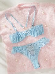 Cross Design Sexy Lingerie Set·Blue·L cena un informācija | Vīriešu zeķes | 220.lv