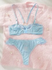 Cross Design Sexy Lingerie Set·Blue·S cena un informācija | Vīriešu zeķes | 220.lv