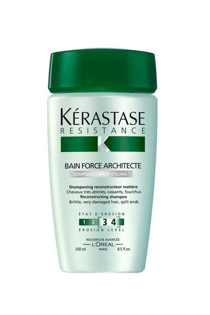 Šampūns Resistance Kerastase Kérastase Shampoo Bain Force Archi (250 ml) цена и информация | Šampūni | 220.lv