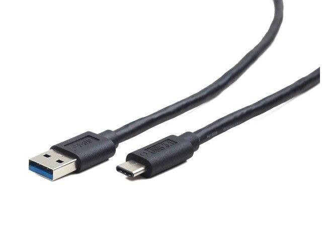 Sakaru kabelis Gembird USB 3.0, piemērots type-C (AM/CM), 1,8 m, Melns цена и информация | Kabeļi un vadi | 220.lv