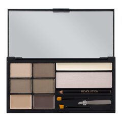 Komplekts uzacu korekcijai Makeup Revolution London Ultra Brow 19 g cena un informācija | Acu ēnas, skropstu tušas, zīmuļi, serumi | 220.lv