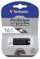 Usb zibatmiņas diskdzinis Verbatim 3.0 16 GB Pinstripe cena un informācija | USB Atmiņas kartes | 220.lv